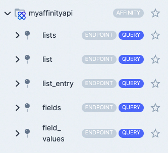 Affinity Endpoints